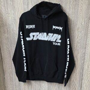 Justin Bieber Official Purpose Stadium Tour Merch Sweatshirt Hoodie Adult XL